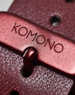 Komono Lewis Mono Watch In Burgundy