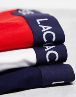 Lacoste Essentials 3 Pack Trunks In