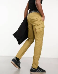 Levi'S Lo Ball Cargo Trousers In Tan With Pockets