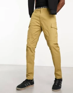 Levi'S Lo Ball Cargo Trousers In Tan With Pockets