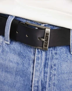 Levi'S New Duncan Leather Belt In