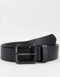 Levi'S Seine Metal Leather Belt In Matter