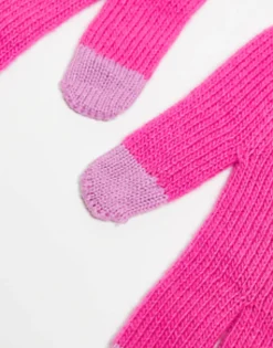 Levi'S Touch Screen Gloves In Pink