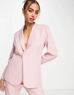 Little Mistress Bridesmaid Suit In Pink