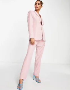 Little Mistress Bridesmaid Suit In Pink