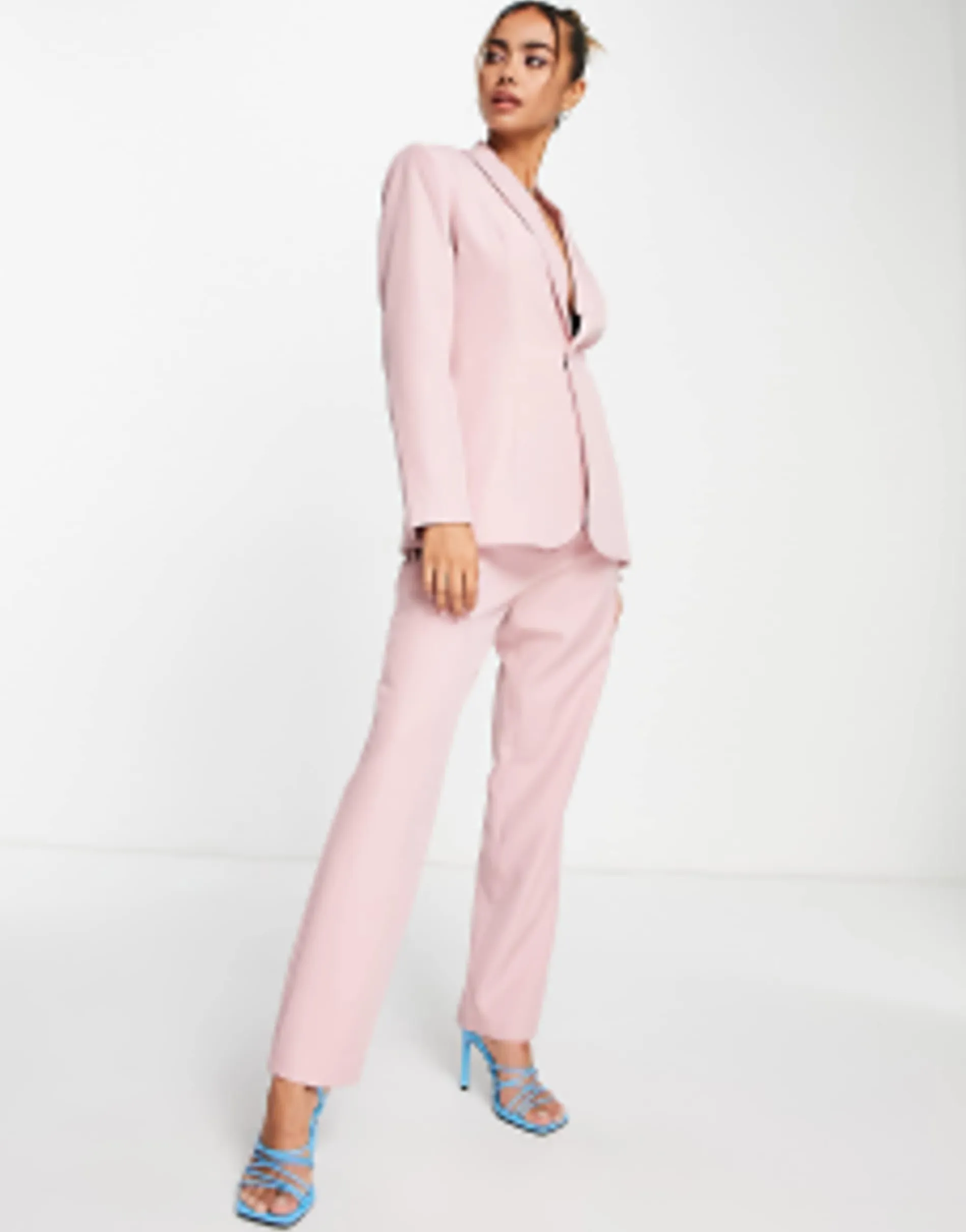 Little Mistress Bridesmaid Suit In Pink