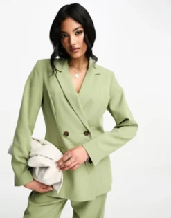 Miss Selfridge Oversized Double Breasted Blazer In