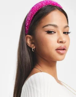 My Accessories London Beaded Headband In