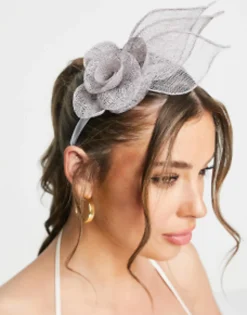 My Accessories London Floral Fascinator Headband In