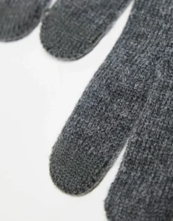 My Accessories London Touch Screen Knitted Gloves In