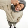 My Accessories Man Knitted Loose Balaclava In