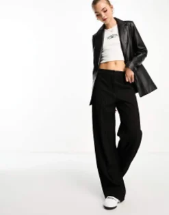 New Look Faux Leather Blazer In