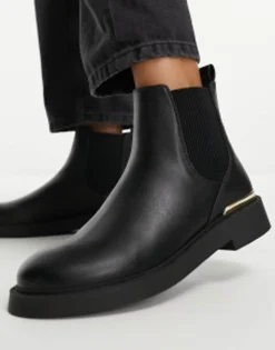 New Look Flat Chelsea Boot In