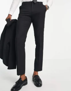 New Look Skinny Suit In Black