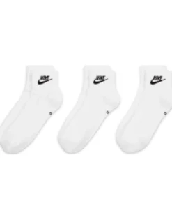 Nike Everyday Essential 3 Pack Ankle Socks In