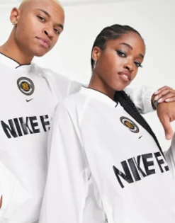 Nike Football Fc Retro Inspired Midlayer In Off