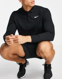 Nike Golf Victory Dri-Fit Long Sleeve Polo In