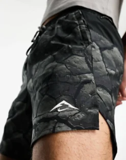 Nike Running Trail Stride Dri-Fit Shorts In Black