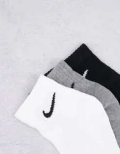 Nike Training 3 Pack Unisex Ankle Socks In