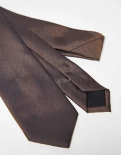 Noak Slim Tie In Crosshatch
