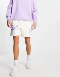 Obey Dharma Sweatshorts In Off