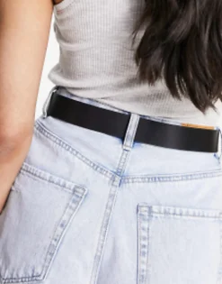 Pieces Leather Buckle Belt In