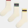 Polo Ralph Lauren 3 Pack Sport Socks With Logo Stripe In