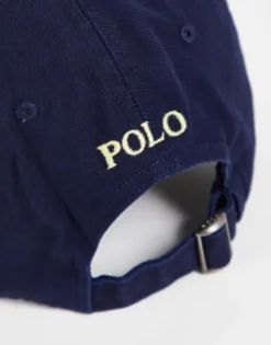 Polo Ralph Lauren Baseball Cap With White Player Logo In Washed