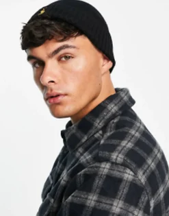 Polo Ralph Lauren Merino Wool Beanie In With Gold Logo