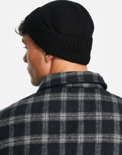 Polo Ralph Lauren Merino Wool Beanie In With Gold Logo