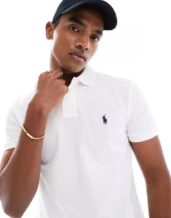 Polo Ralph Lauren Slim Fit Polo With Logo In