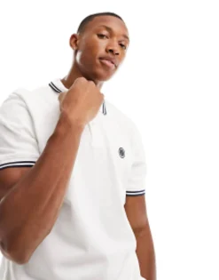 Pretty Green Barton Tipped Polo Shirt In