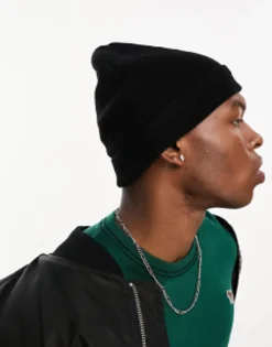 Ps Paul Smith Zebra Logo Knit Beanie In