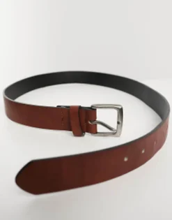 Pull&Bear Faux Leather Belt In