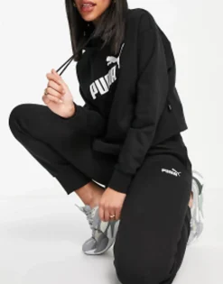 Puma Essentials Joggers In Black