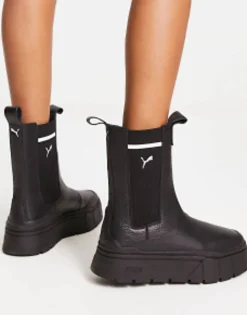 Puma Mayze Stack Chelsea Boots In