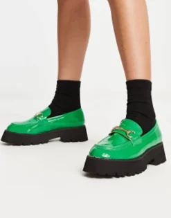 Raid Monster Chunky Loafers In Patent