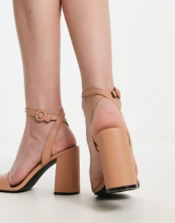 Raid Wide Fit Wink Block Heeled Sandals In