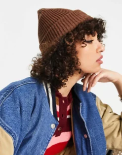 Reclaimed Vintage Logo Beanie Hat In
