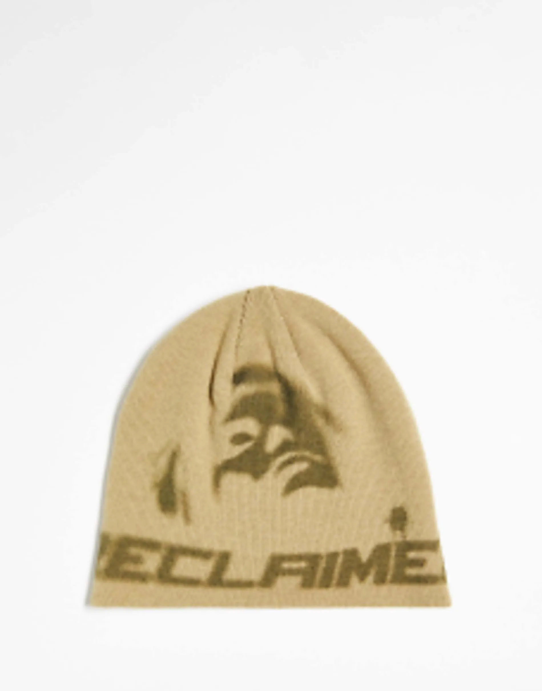 Reclaimed Vintage Unisex Skull Beanie In Graphic