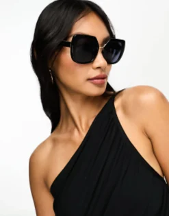 River Island Oversized Angular Glasses In