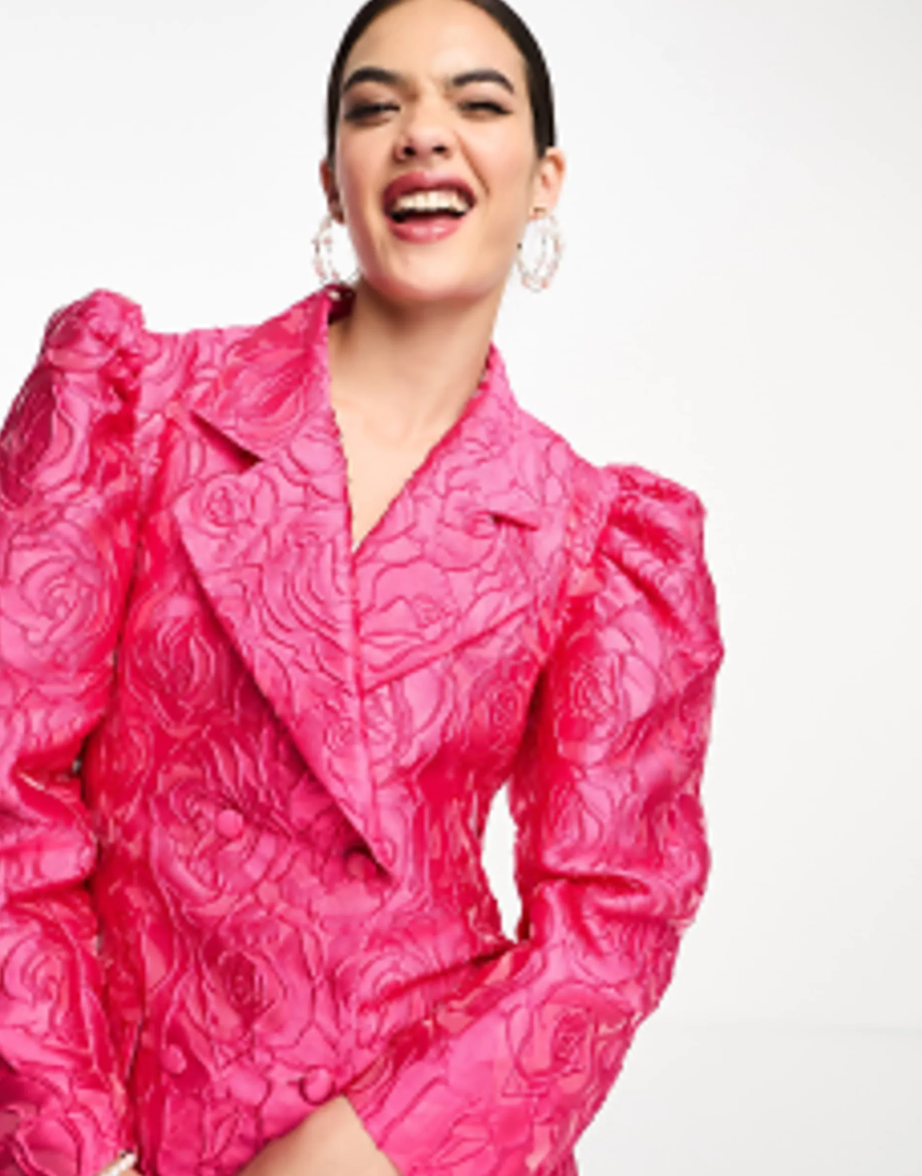 Sister Jane Jacquard Suit Co-Ord In Pink