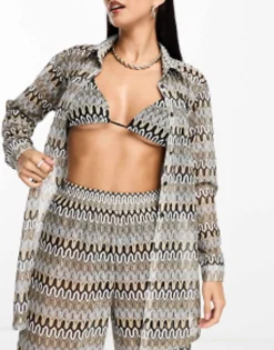South Beach Embroidered Bikini Mix And Match
