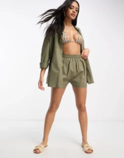 South Beach Mix & Match In Khaki