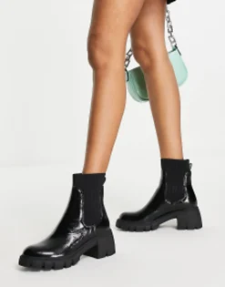 Steve Madden Halton Refined Heeled Chelsea With Chunky Soles In