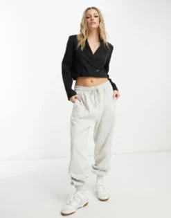 Stradivarius Cropped Blazer In