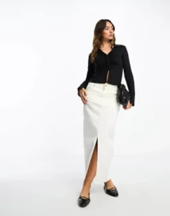 Stradivarius Slim Fit Hook And Eye Shirt In