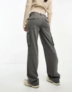 Stradivarius Tailored Adjustable Waist Cargo In