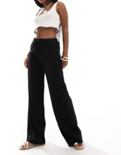 Stradivarius Tailored Pull On Trouser In