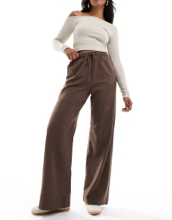 Stradivarius Tailored Pull On Trouser In